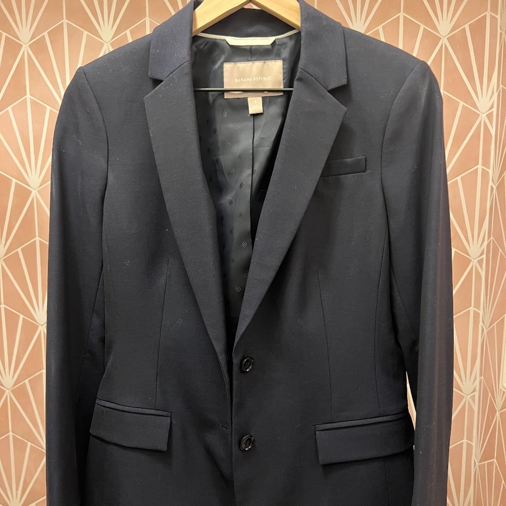 Banana Republic Navy Blazer